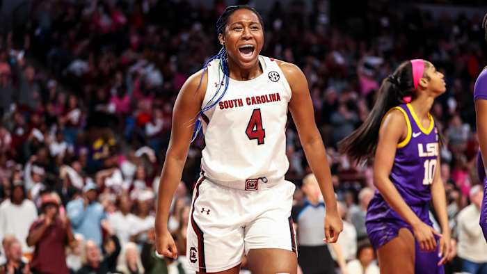 South Carolina Gamecocks forward Aliyah Boston.